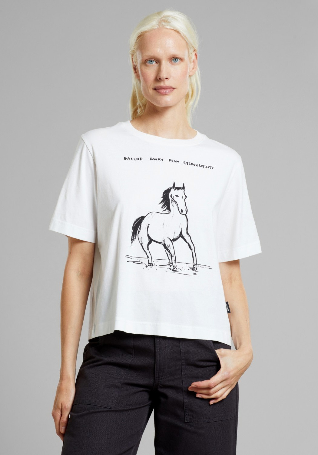 Dedicated T-Shirt Vadstena No Responsibility White