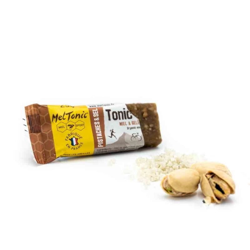 Tonic Barre Bio Miel \u0026 Pistaches \u0026 Fleur de Sel - Barre énergétique