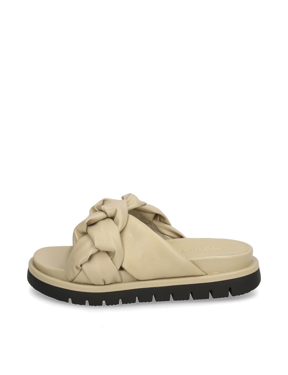 Glattleder Pantoffel