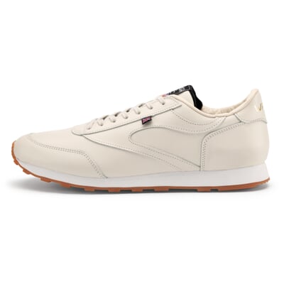 Herrensneaker Glattleder, Naturweiß