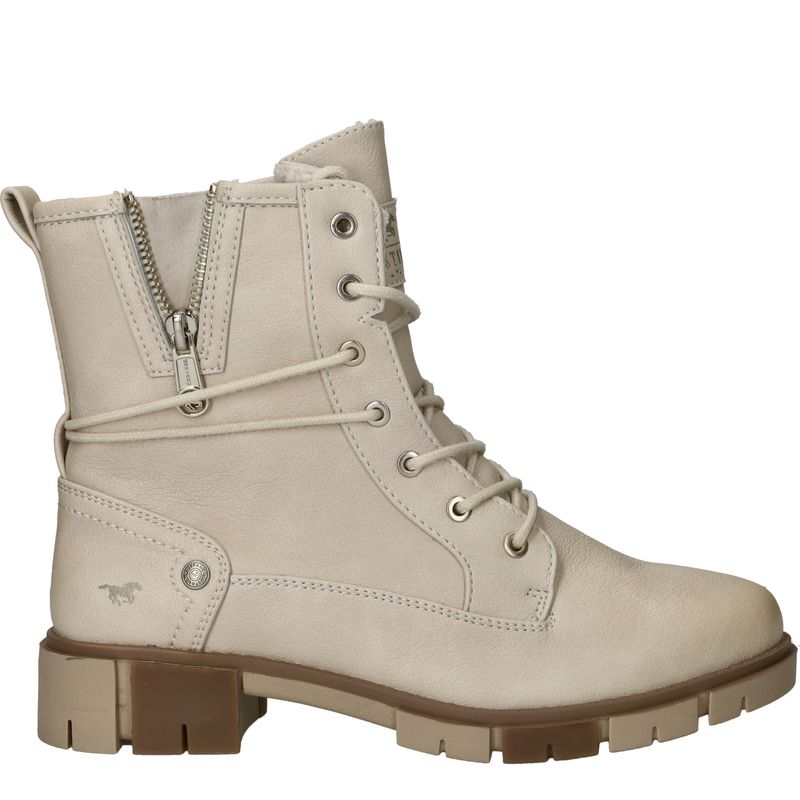 Mustang Veterboots Beige Dames