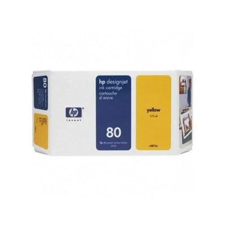 HP 80 Original Tintenpatrone gelb 175 ml 1er-Pack