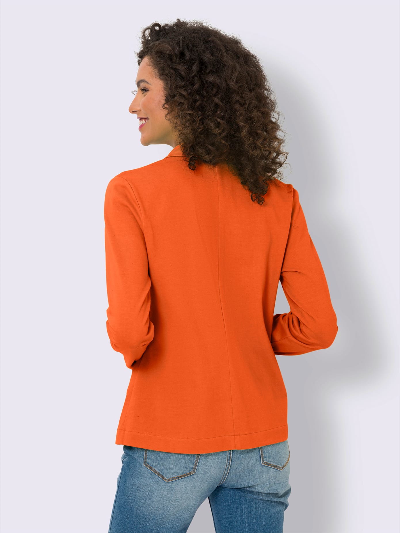 Blazer en jersey coupe sobre pour un look décontracté tendance