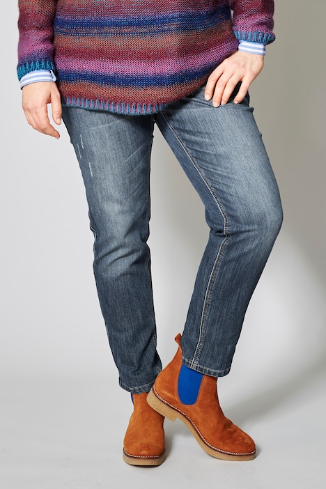 Jeans, Slim Fit, Destroy-Effekte, 5-Pocket