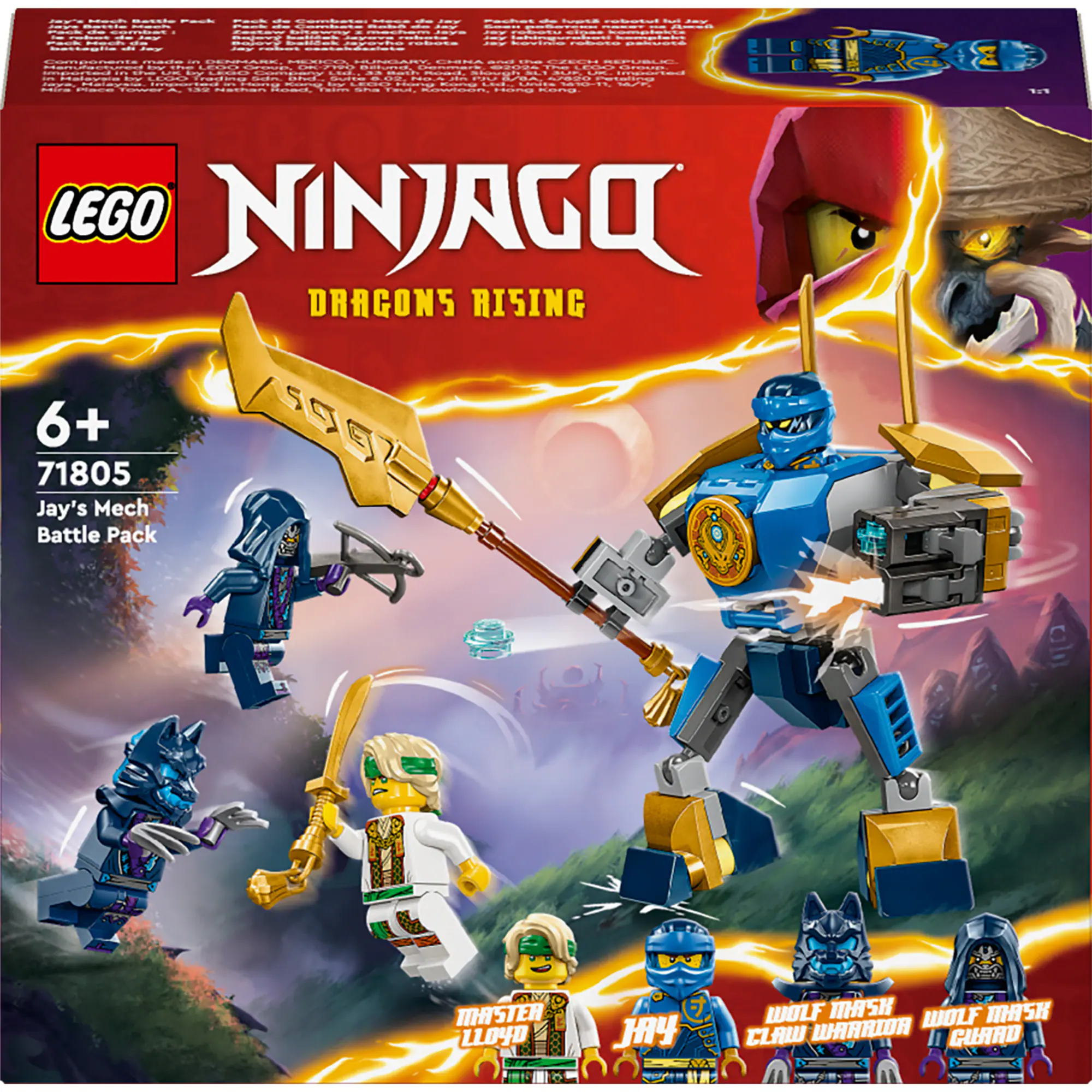 LEGO Konstruktionsspielzeug Ninjago Jays Battle Mech
