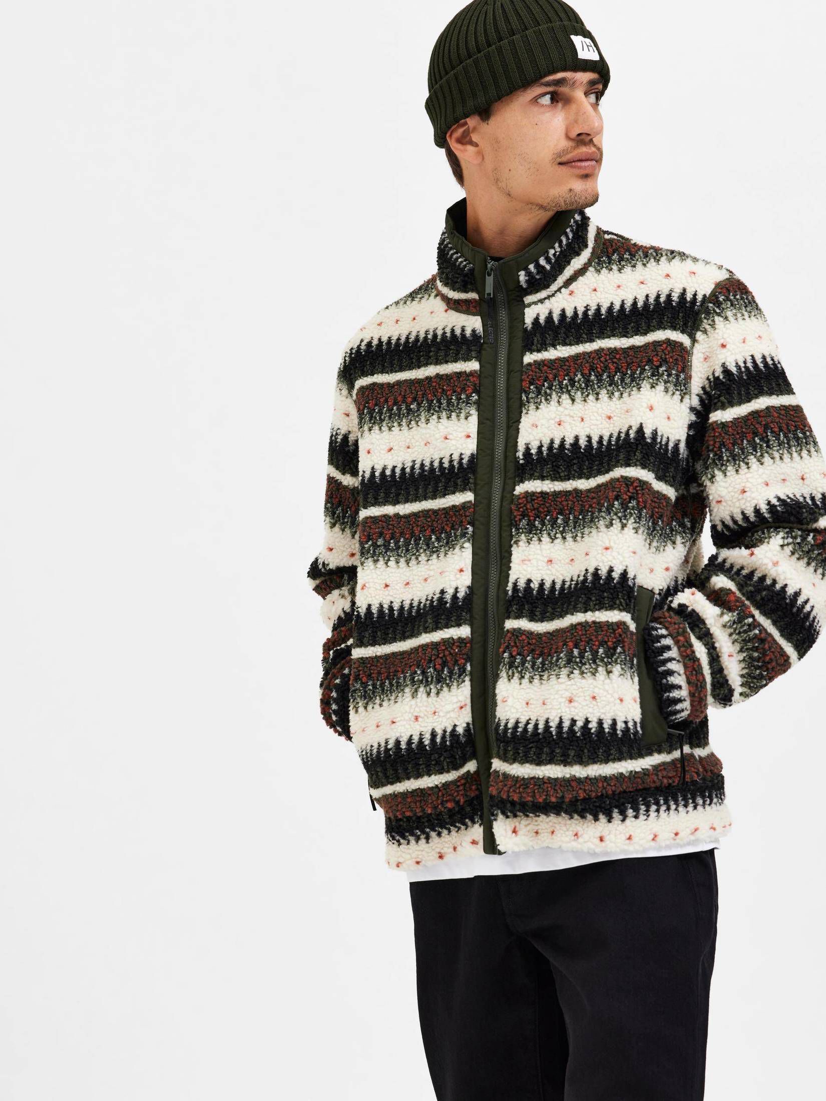 Selected Homme| Herren Fleecejacke SLHCHINOOK FLEECE JACKET W