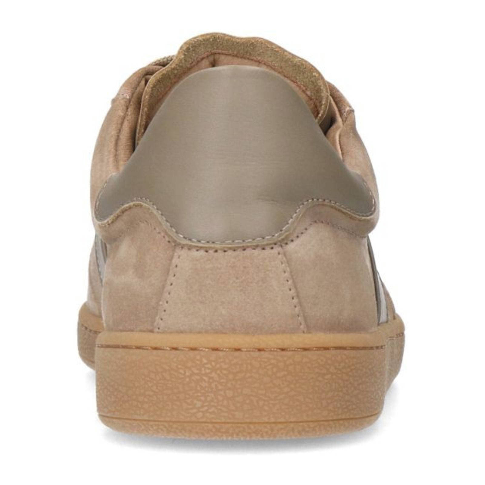 Manfield suède sneakers beige