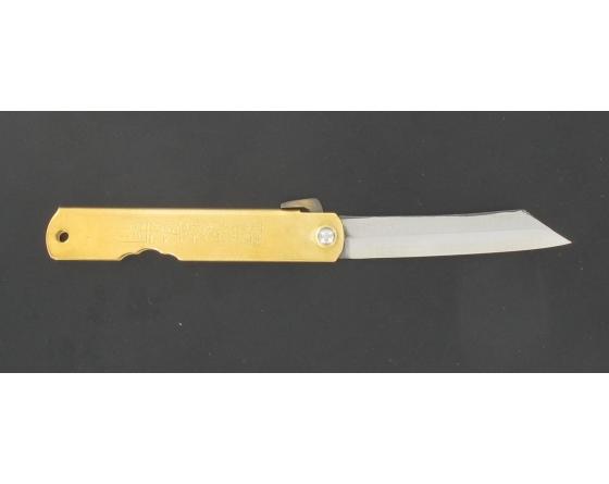 Higonokami - KDB 100 Sandwich - Manche en Laiton