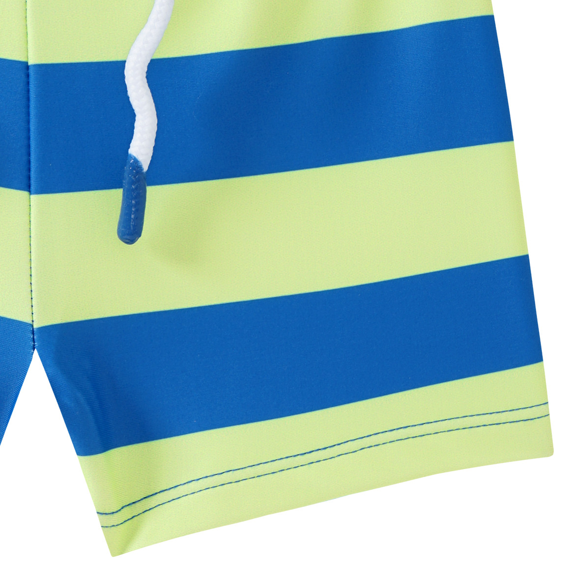 Famy Baby Badehose mit Streifen blau / limette