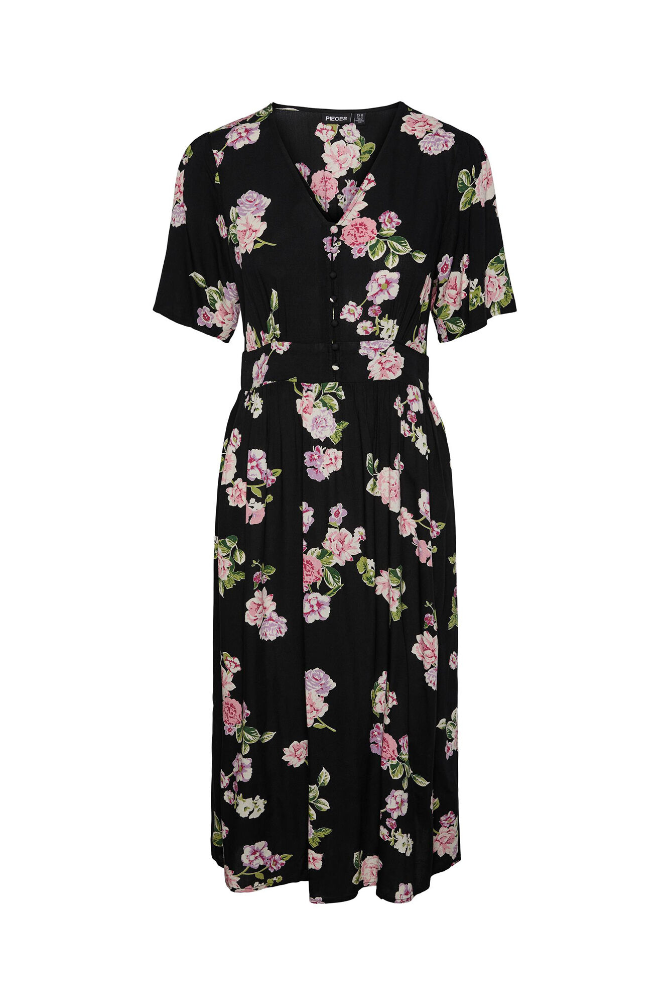 Vestido longo feminino.