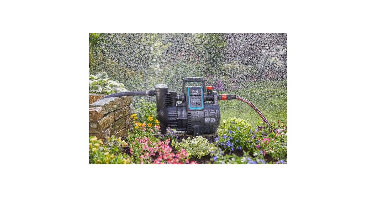 GARDENASmart Drukopvoerpomp 5000/5E set  (Zwart, 19106-20)