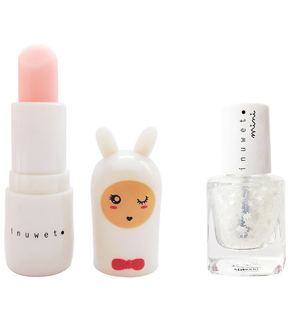 Inuwet L?bepomade/Neglelak - Cotton Candy/Stars - Hvid