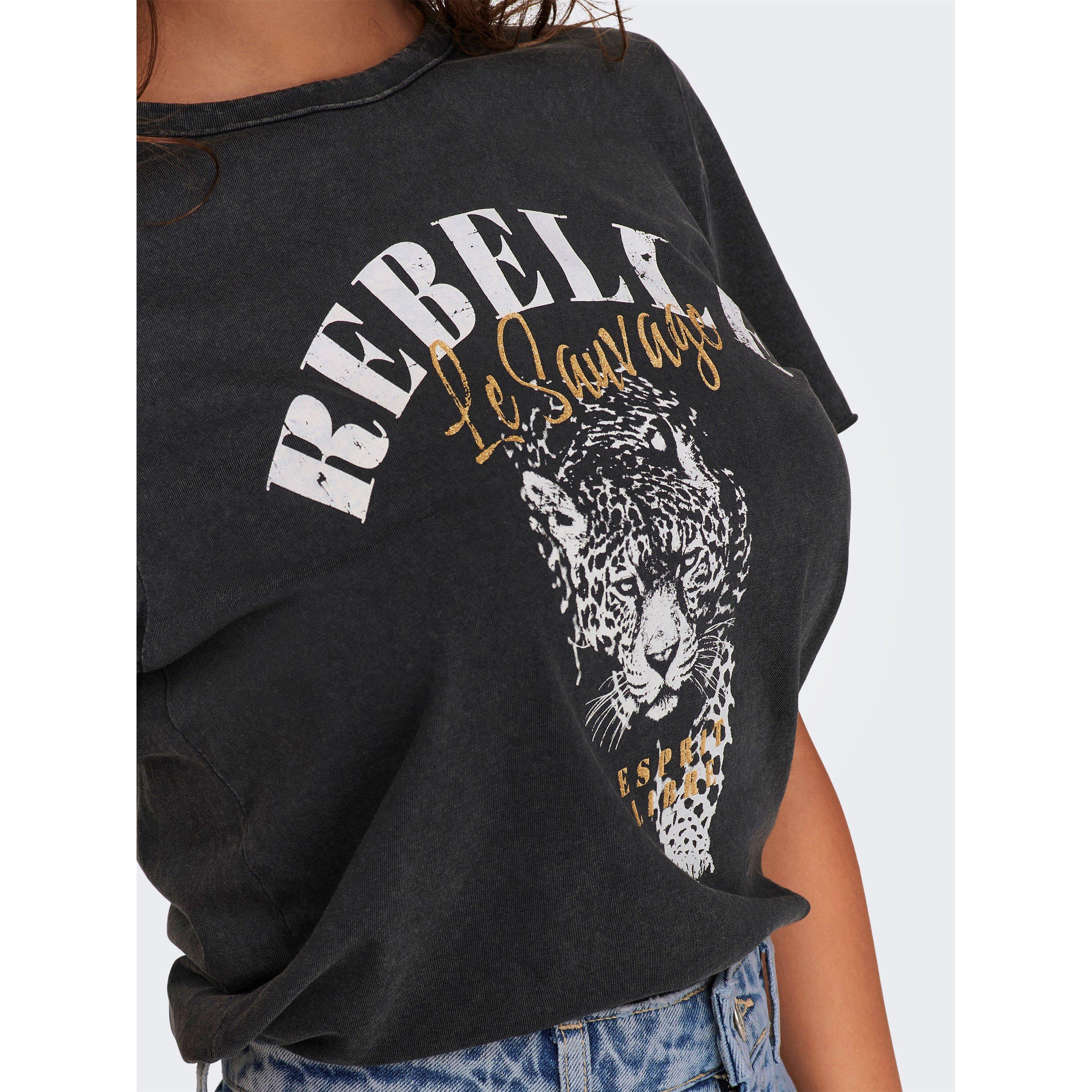 Only Lucy Short Sleeve Graphic T Shirt