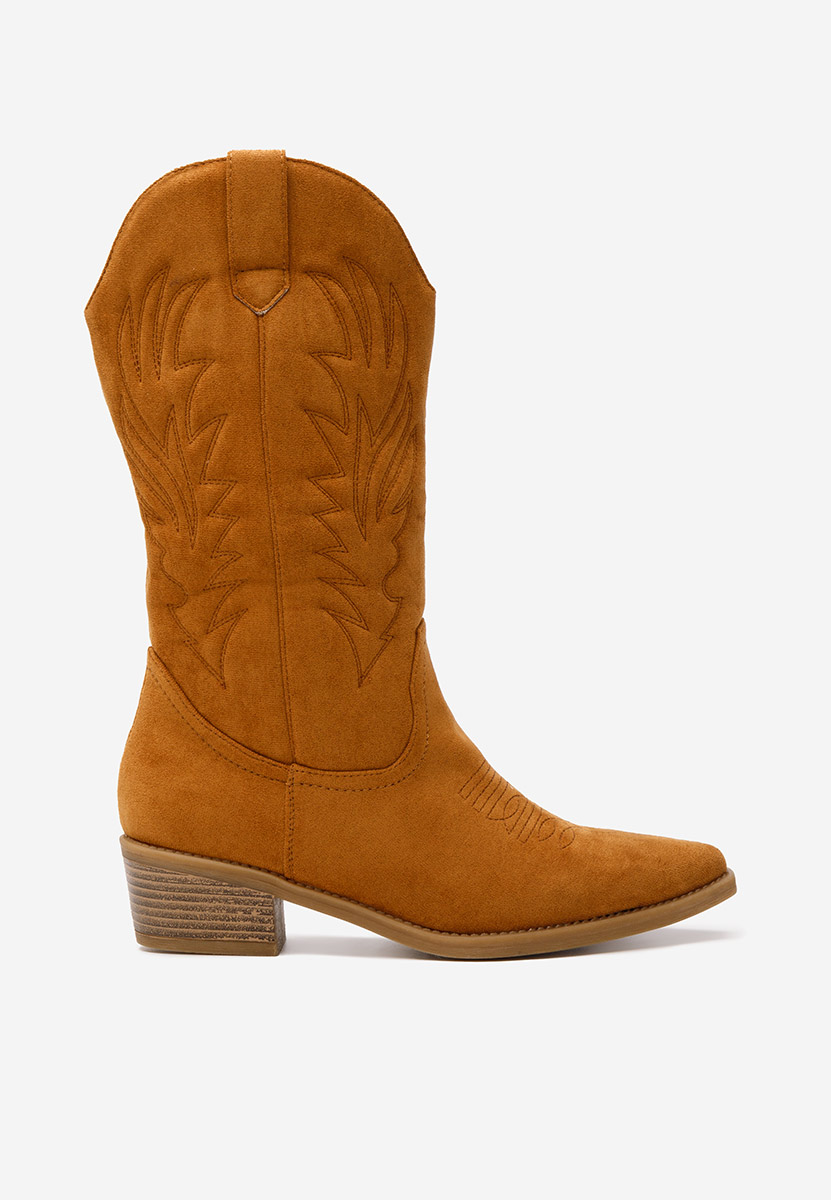 Bottes cowboy femme chameau Steffanie