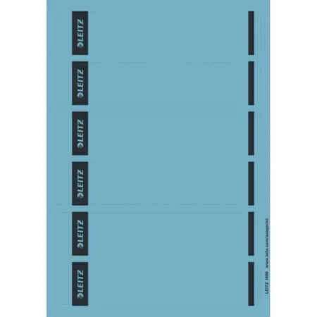 Leitz Rückenschild, lang schmal, blau