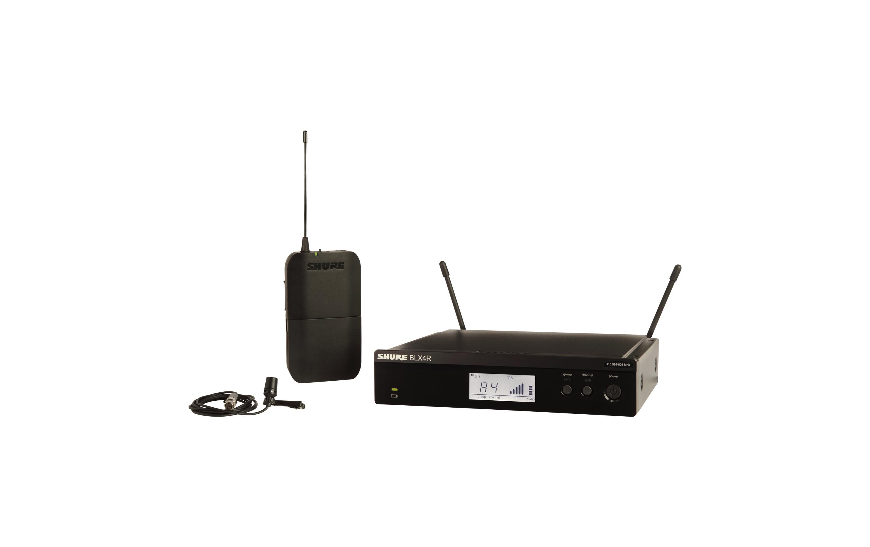 BLX14RE/CVL-M17<br>BLX14R/CVL Funksystem mit CVL Lavaliermikrofon und Rackempfänger