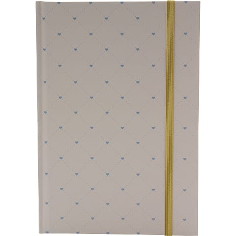 Danpen notesbog A5 - hjerte/rose
