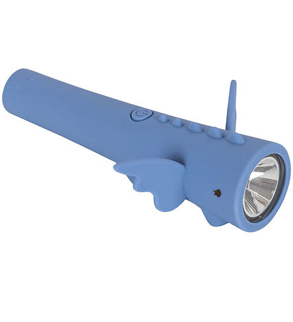 Konges Sløjd Taschenlampe - Drache - 15 cm - Blau