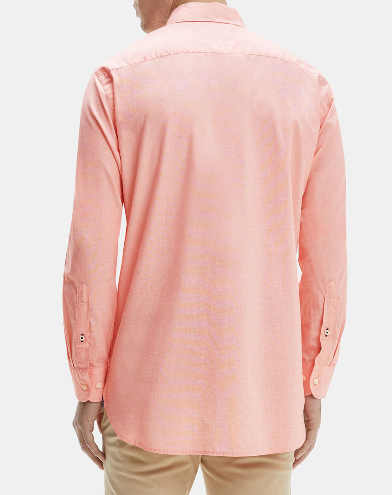 Tommy Hilfiger Chemise droite en Popeline Natural Soft rose