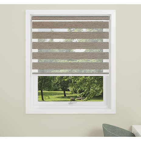 DEBEL Touch Duo rullegardin 110 x 175 cm - cremehvid