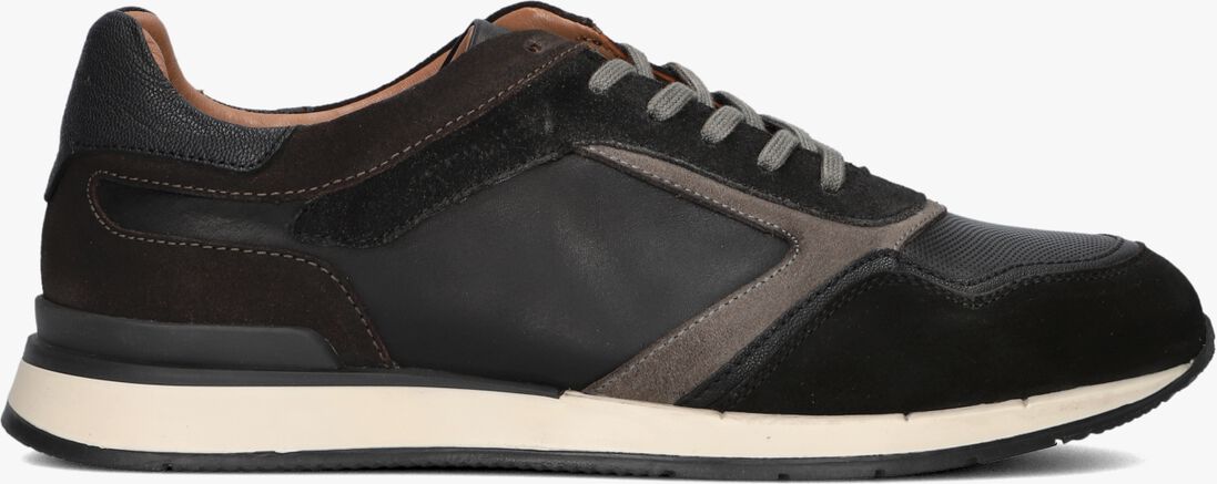 zwarte stefano lauran lage sneakers sl124h610
