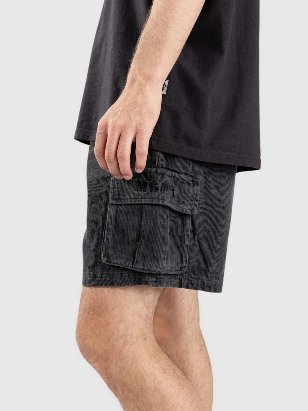 Misfit Shapes Devod Cord Cargo Shorts pigment petrol