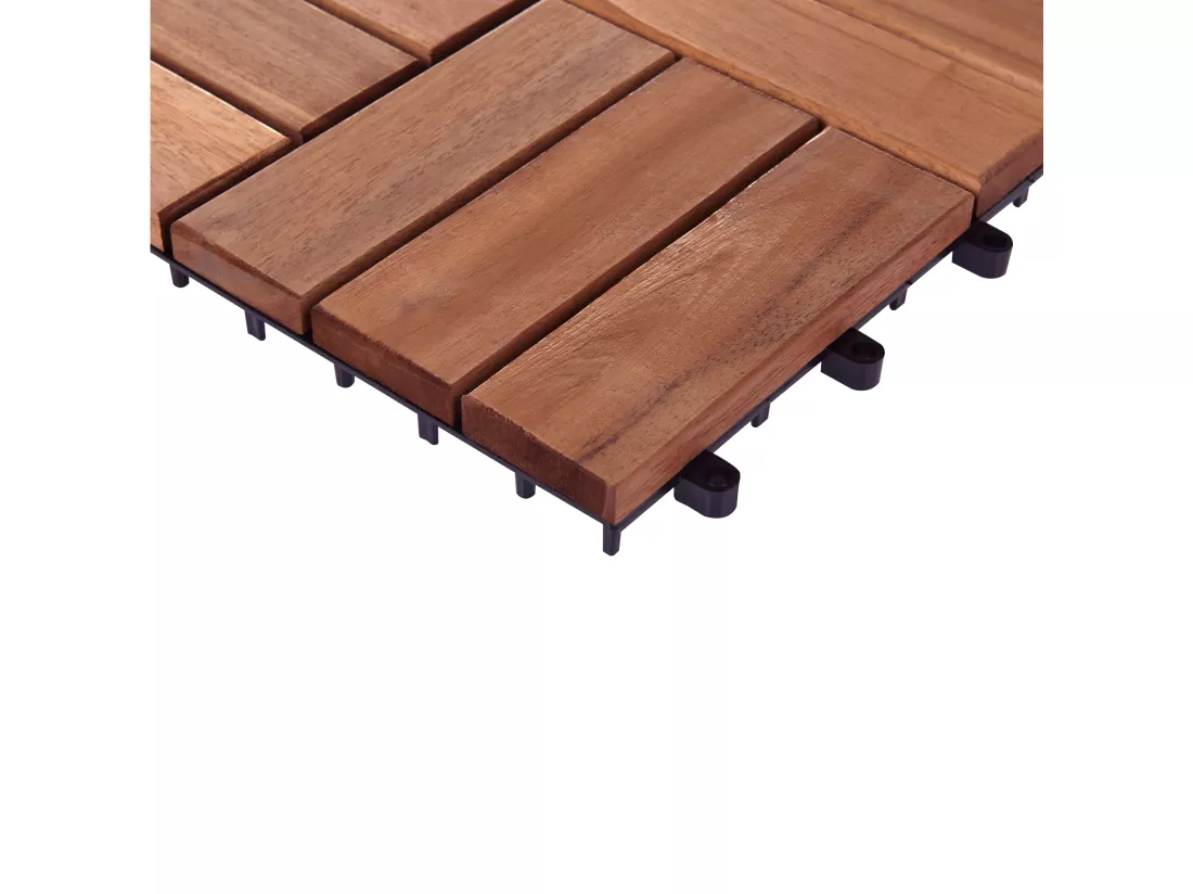 Caillebotis ACERENZA Bois d'acacia certifié Marron