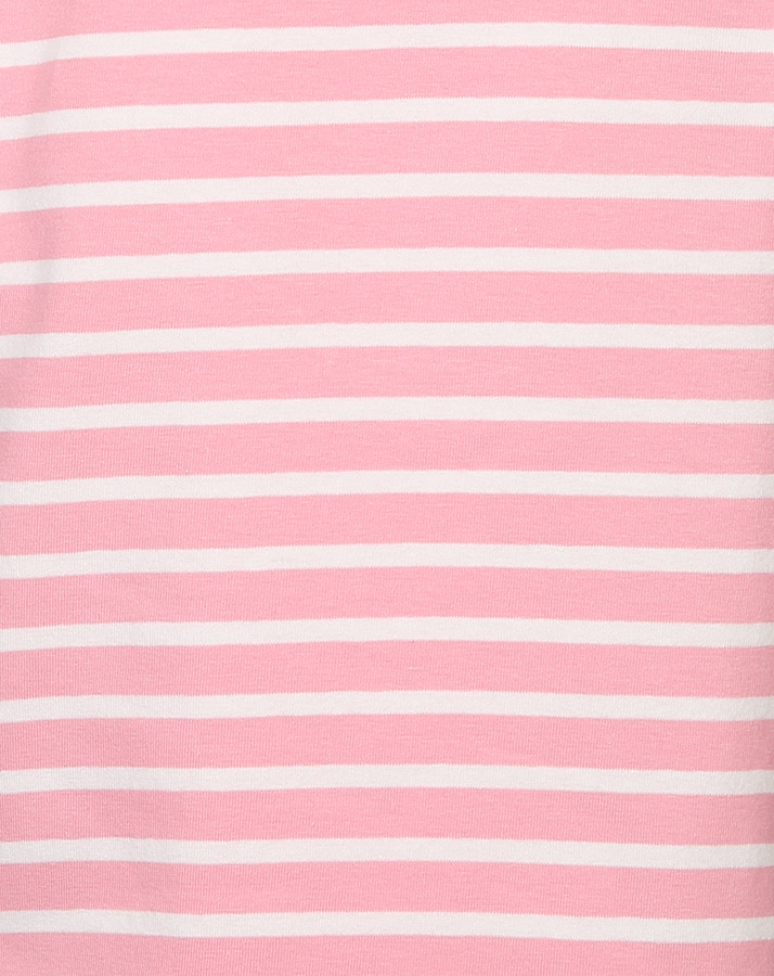 T-Shirt AFFE ANTON gestreift in rosa/weiß