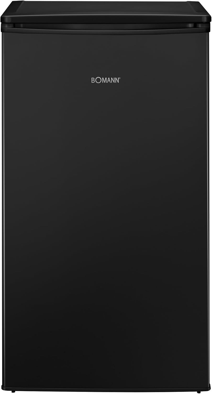 Bomann® Gefrierschrank klein | 4 Sterne-Gefrierfach | Tiefkühlschrank 3 Fächer | leise | ≤ -18°C | Türanschlag wechselbar | 60L Mini Freezer | kleiner Gefrierschrank | GS 7256 schwarz