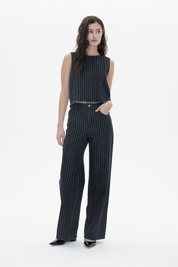 Baum und Pferdgarten MADINE Black pinstripe denim