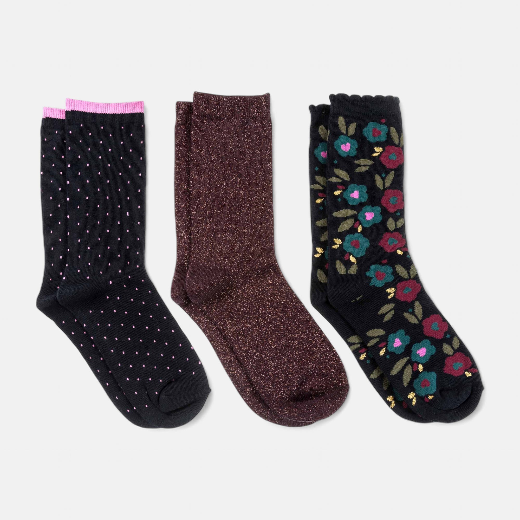 Chaussettes Femme bleu marine