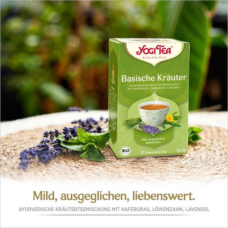 Yogi Tea Basische Kräuter Teebeutel, 17X2.1 g