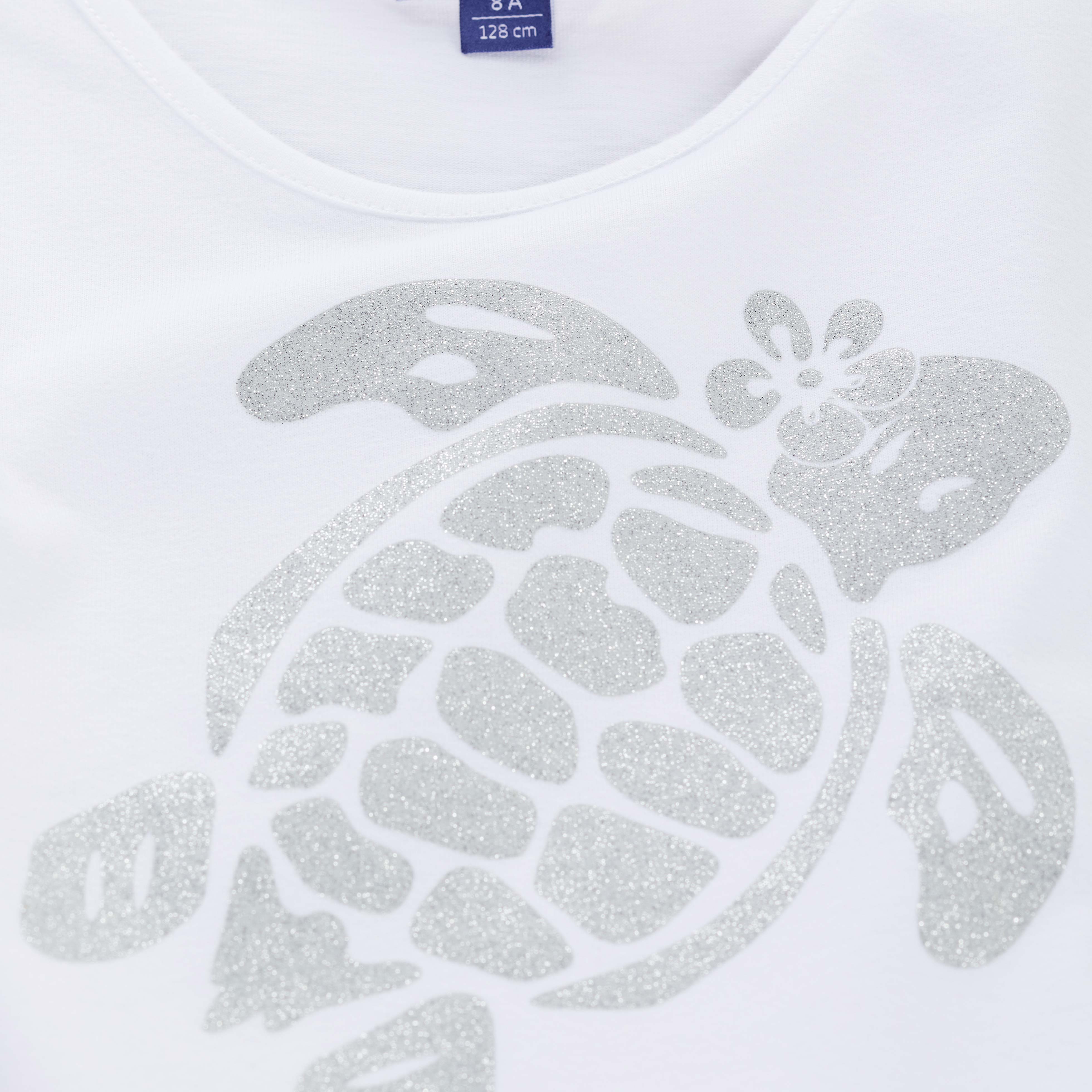 Débardeur en coton fille Turtle Glitter