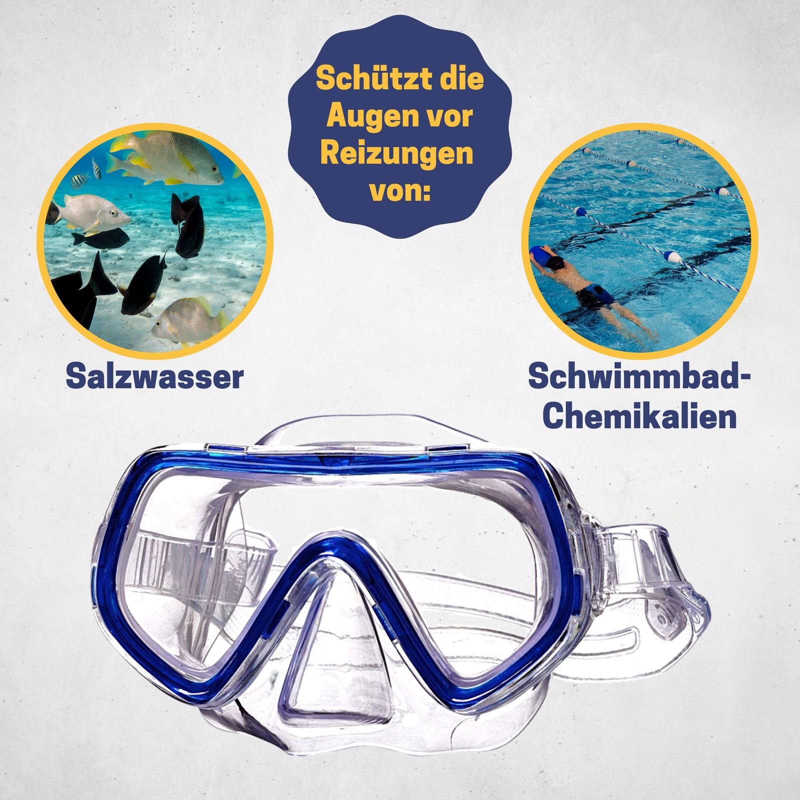 Best Sporting Tauchmaske Piranha I Kinder Schwimmbrille mit extra großes Sichtfeld I Kleine Tauchbrille mit Kopfband, bis zu 44 cm verstellbar I Salzwasserresistentes Kopfband
