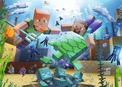Ravensburger Puslespill Minecraft Mosaic 1000 Deler
