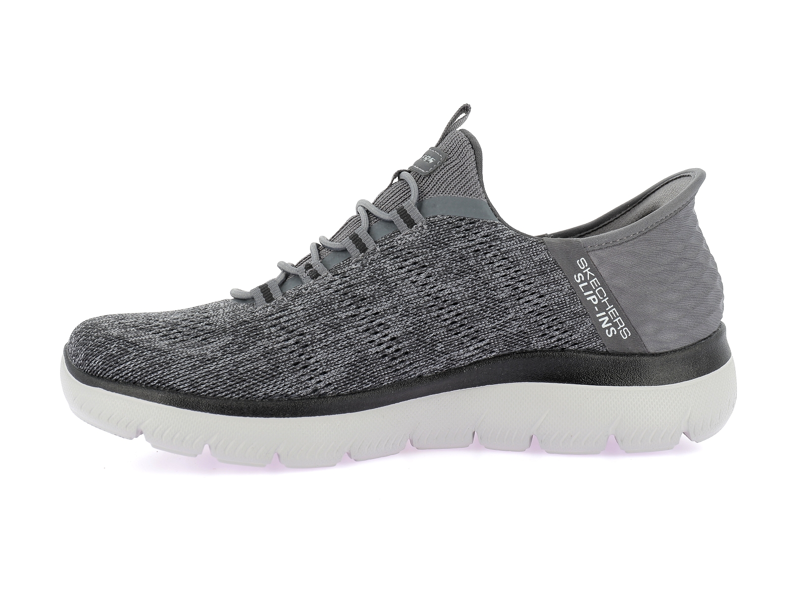 Skechers-SUMMITS KEY PACE Matières combinées Gris Foncé
