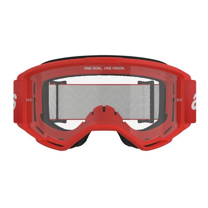Masque cross Alpinestars VISION 3 WORDMARK 2025 - Rouge