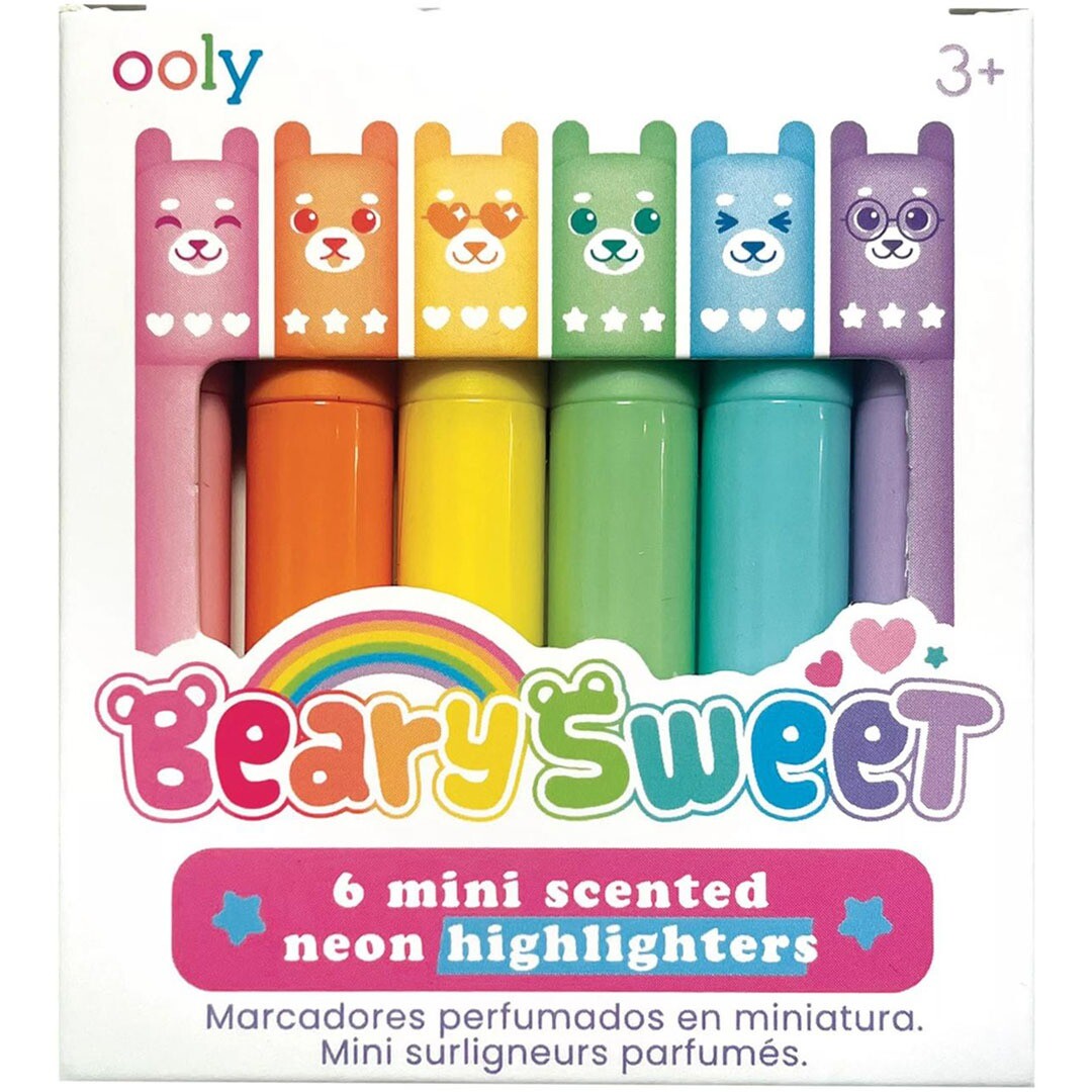 Ooly markeerstiften beary sweet met geur - 6st