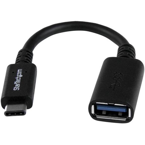StarTech.com Adaptateur USB-C vers USB-A de 15cm, USB 5Gbps, 3A, Convertisseur USB-C Mâle vers USB-A Femelle, Certifié USB-IF - Compatible Thunderbolt