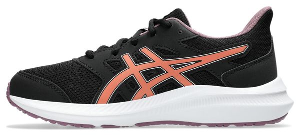 Chaussures Running Asics Jolt 4 GS Noir/Rose Enfant