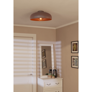 Eglo plafondlamp Mogano Ø 40 cm mokka