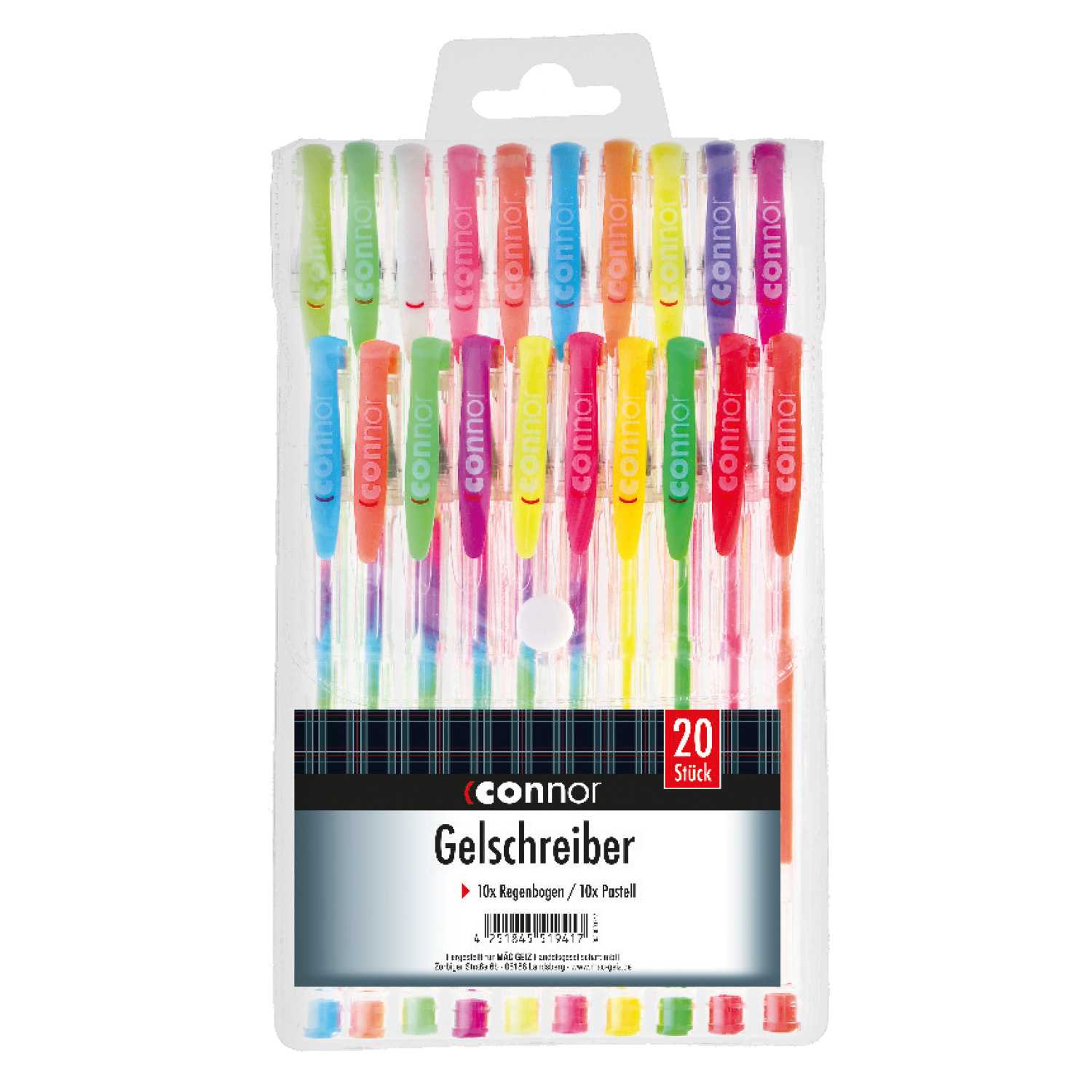 Connor Gelschreiber Neonfarben & Pastellfarben 20er