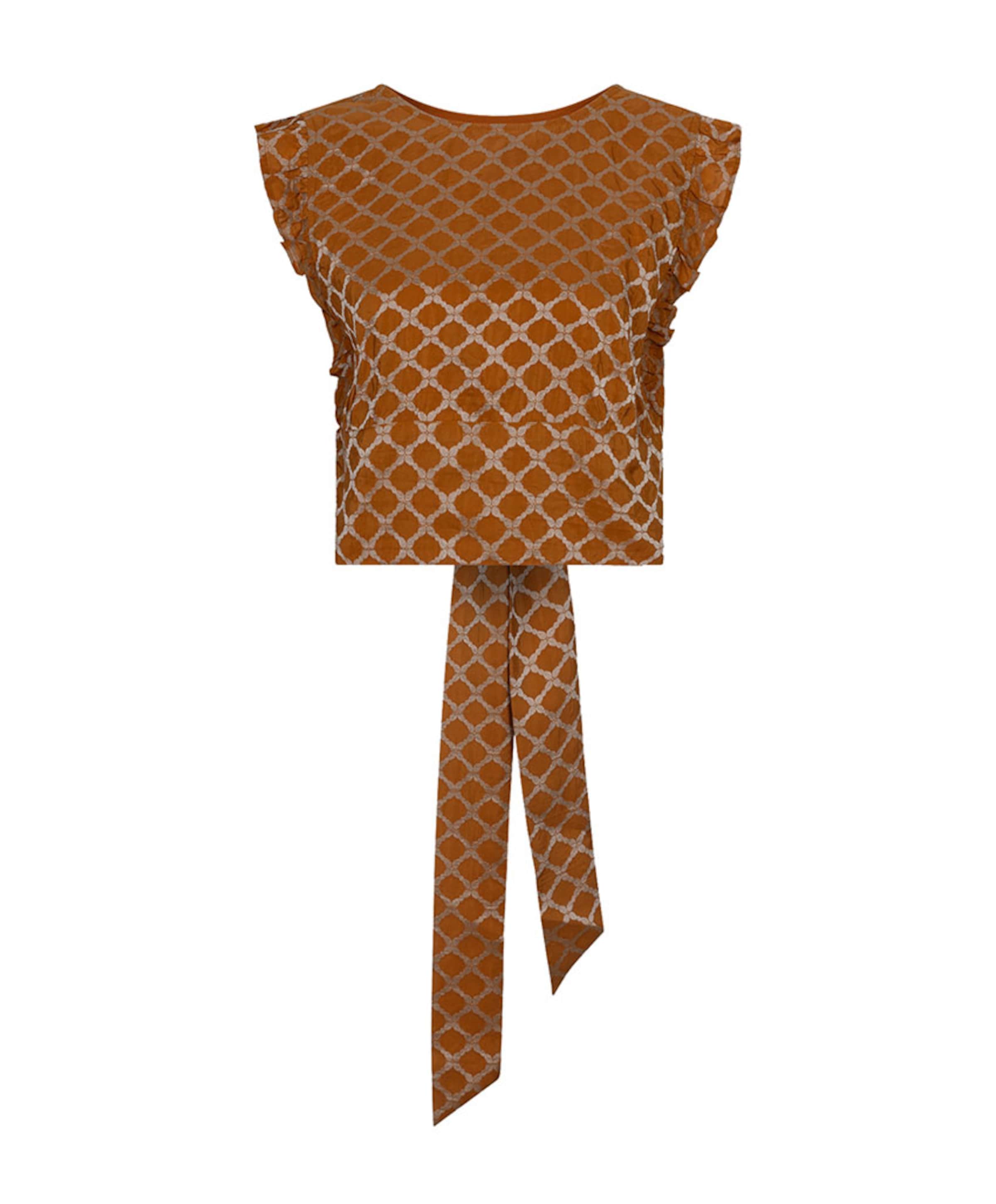 Amaya Amsterdam Dames top bruin
