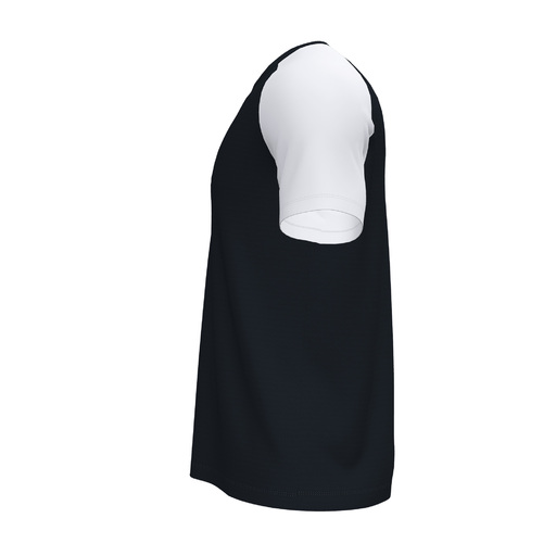 Camiseta de manga curta Joma Academy IV Preto e Branco