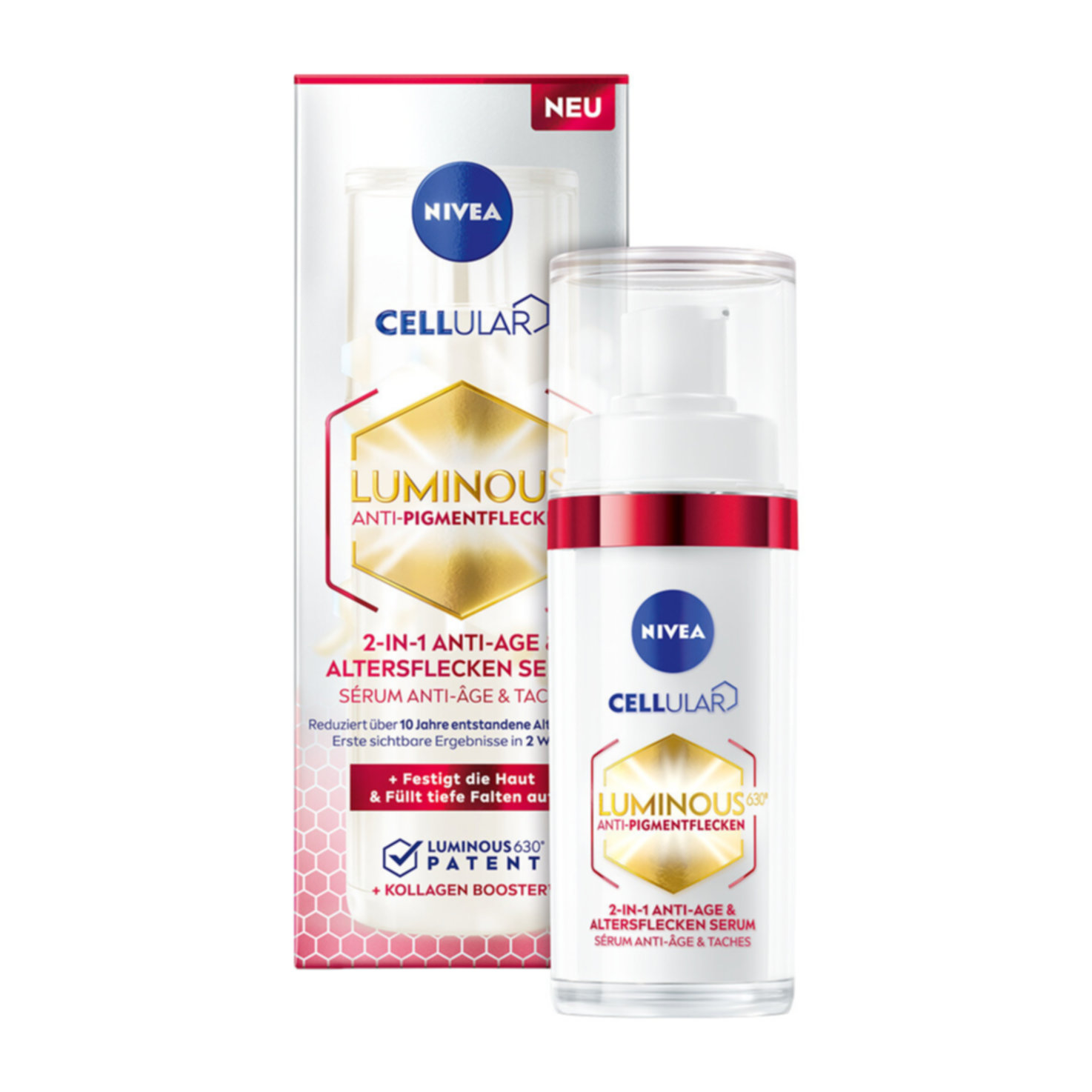 Nivea Cellular Luminous 630® 2in1 Anti-Age & Altersflecken Serum