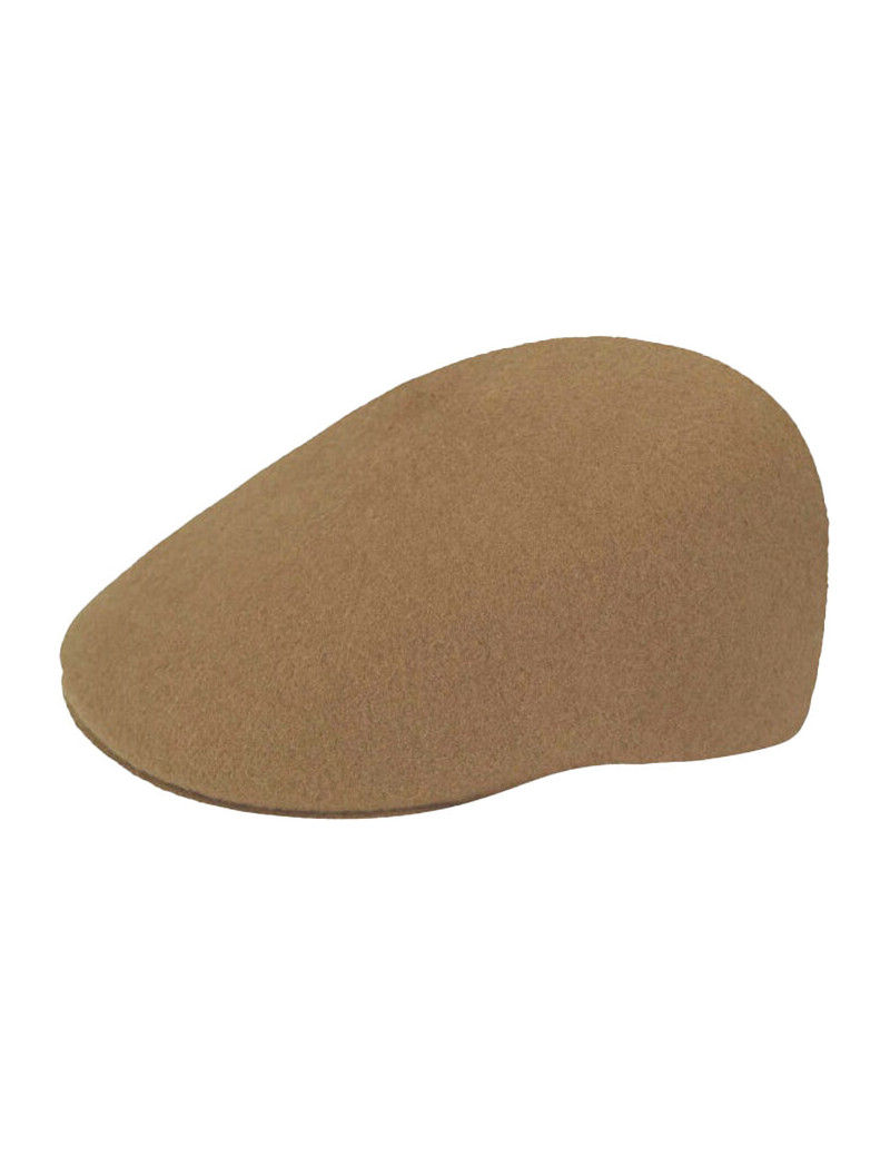 KANGOL CHAPEAU EN LAINE MARRON