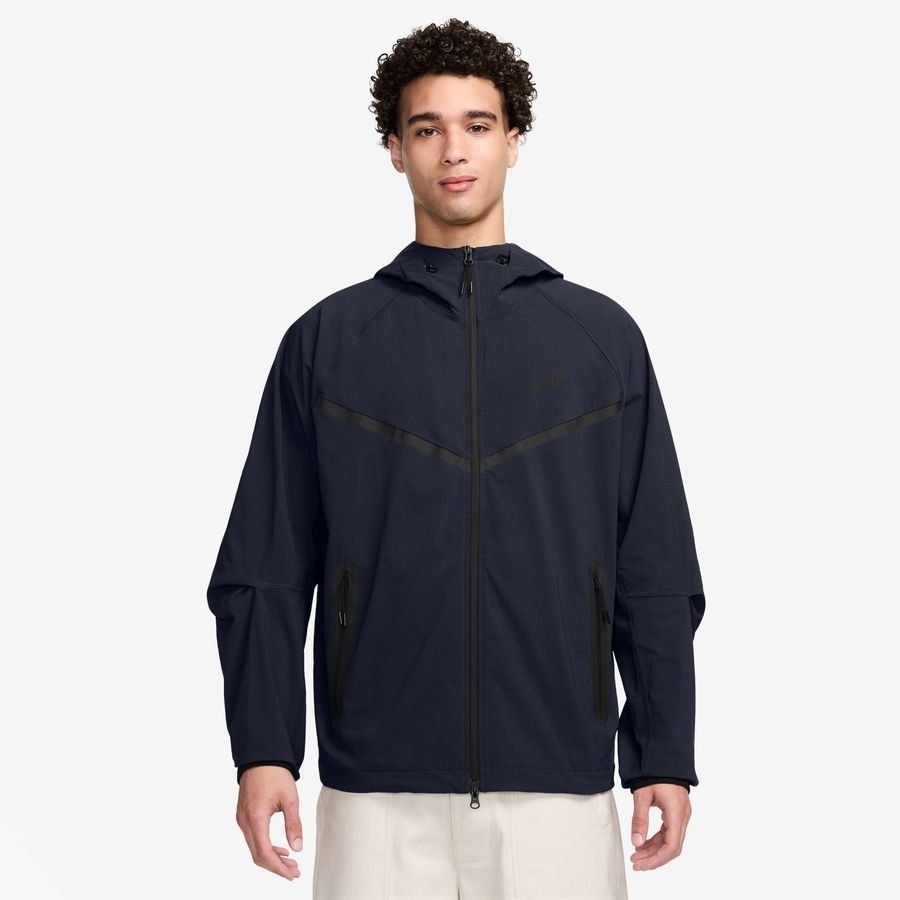 Nike Veste Tech Woven FZ - Bleu Foncé/Noir