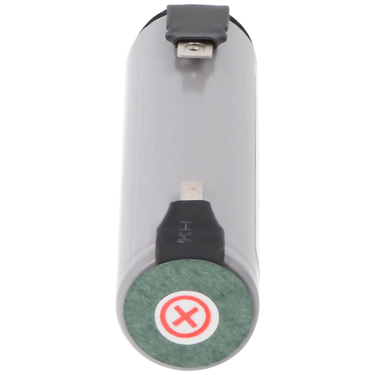 Li-ion accu 18650 geschikt voor Bosch Ciso 3,7V, 65x18,55mm, met 2,8mm en 4,8mm stekkercontacten
