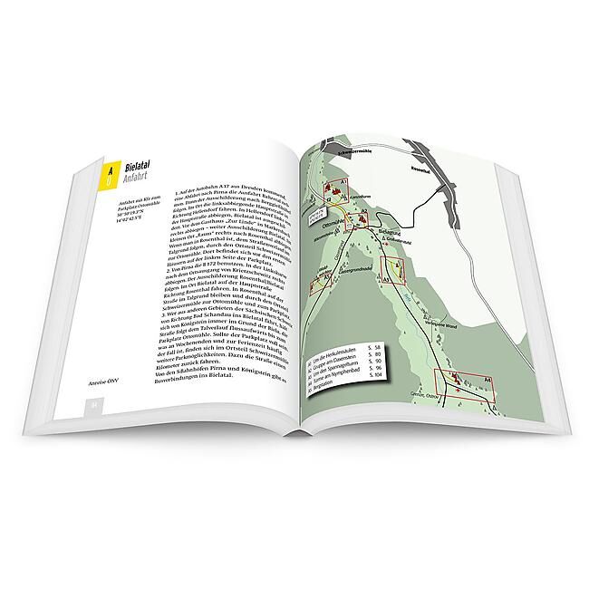 PANICO ALPINVERLAG - ELBSANDSTEIN ESCALADE DE LA SUISSE SAXONNE