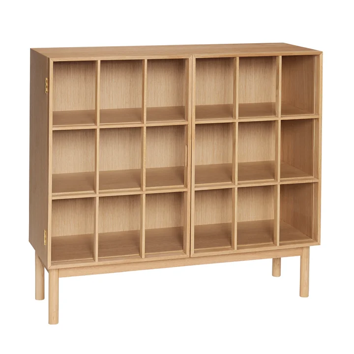 Hübsch Interior - Shoji Kabinet, H 90 cm, Eiche